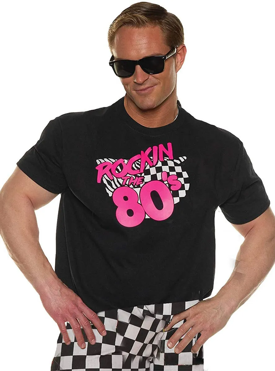 Rockin The 80s Mens Plus Size Costume Shirt