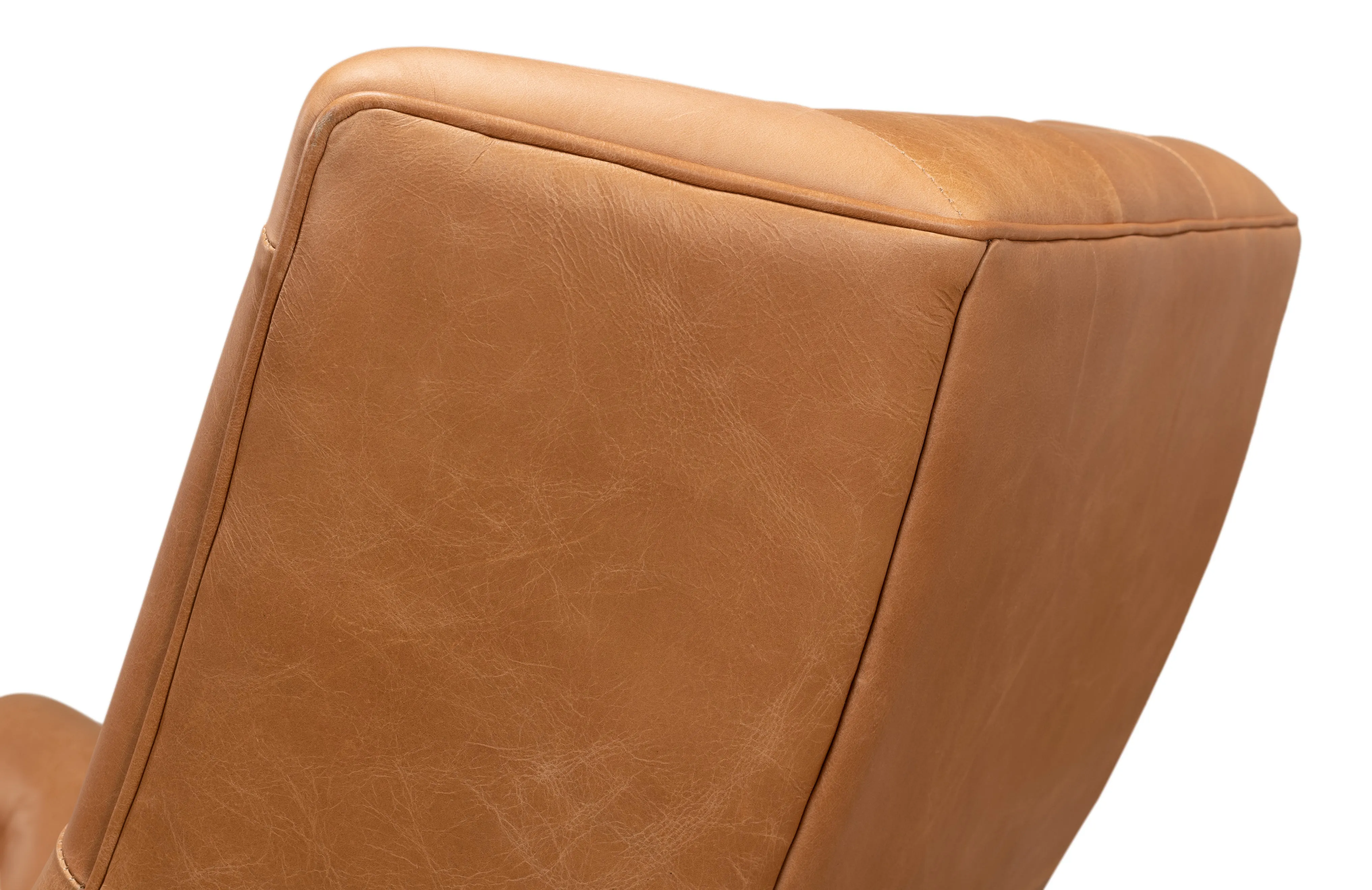 Sarreid - Lola Leather Chair - Brown - Traditional