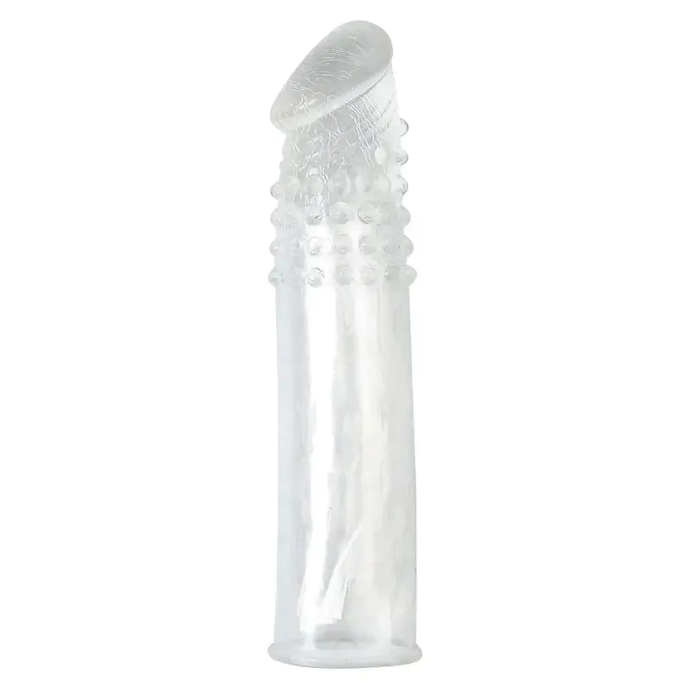 Seven Creations Stretchy Rubber Clear Penis Extender for Him