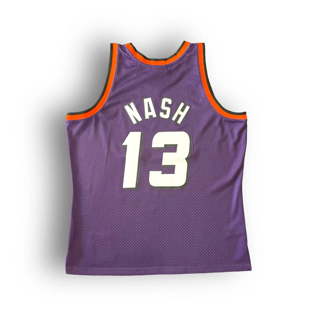 Steve Nash 1996-1997 Phoenix Suns Rookie Year Away Mitchell & Ness Swingman Jersey - Purple