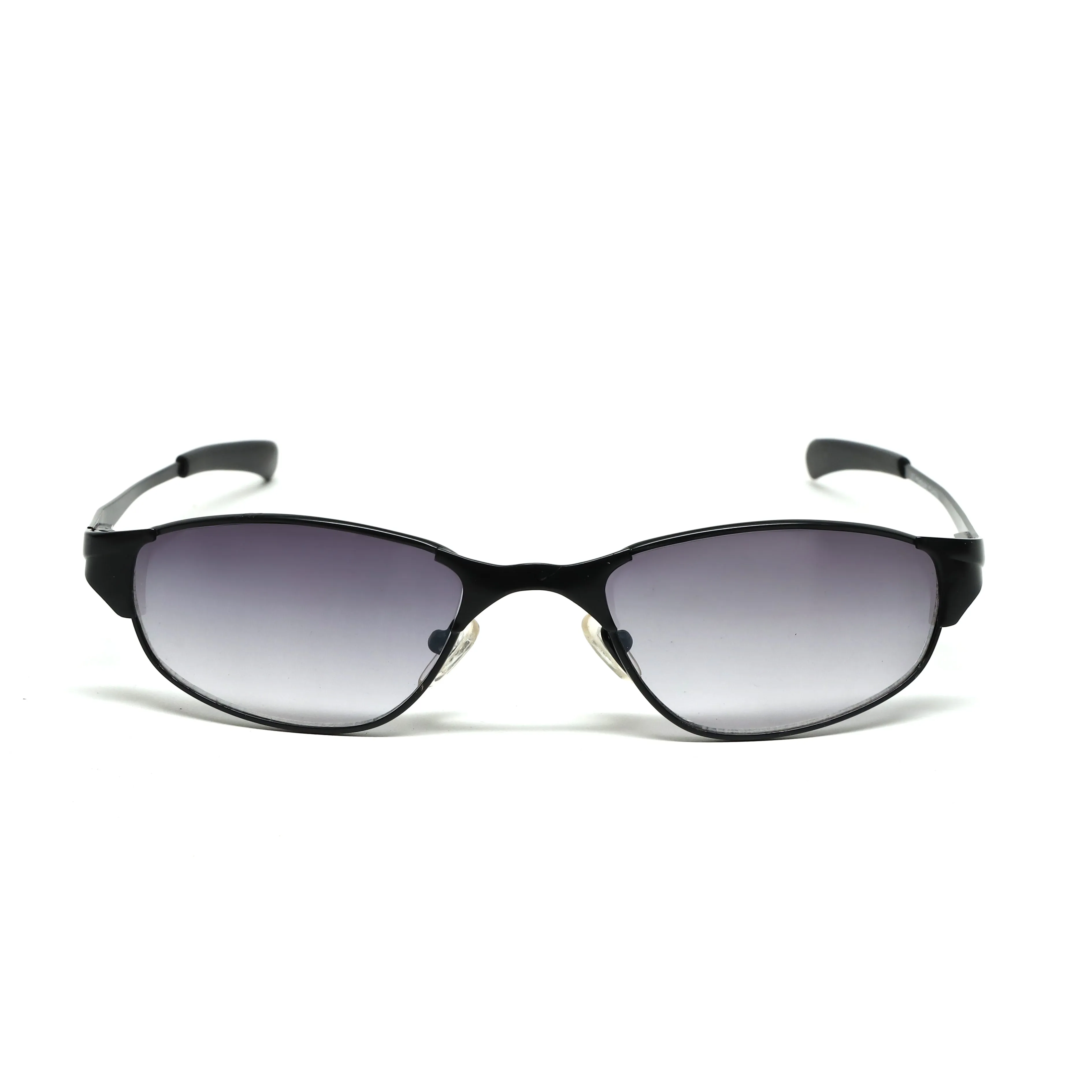 //Style 948// Vintage Small Size 90s Matrix Style Sunglasses - Black