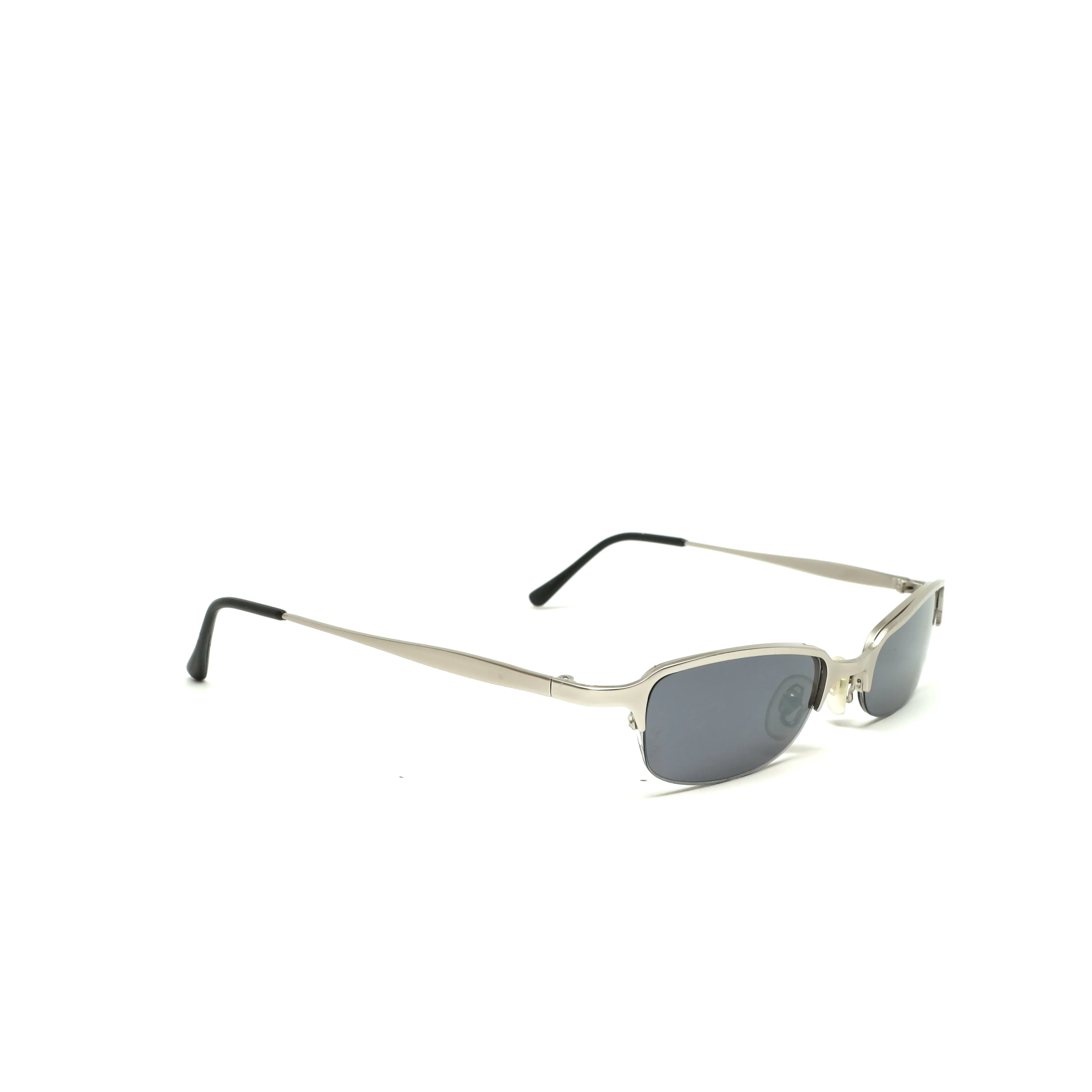 //Style M130// Vintage Geometric Oval Wire Frame Sunglasses - Silver