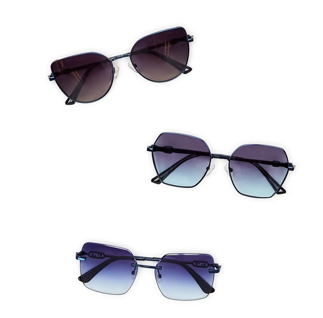 SUNGLASSES IN DEEP NAVY BLUE