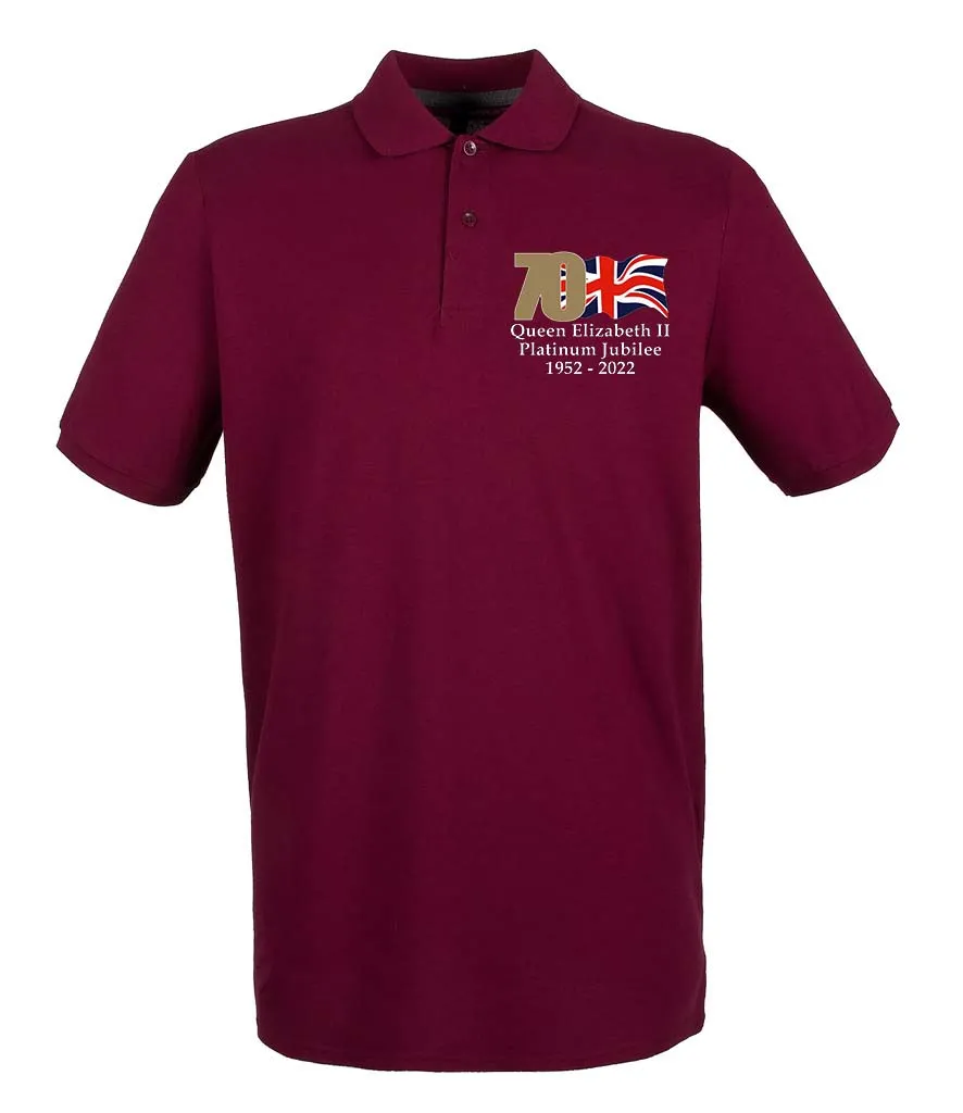 The Queen's Platinum Jubilee 2022 Embroidered Polo Shirt