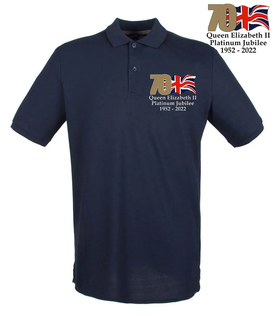 The Queen's Platinum Jubilee 2022 Embroidered Polo Shirt