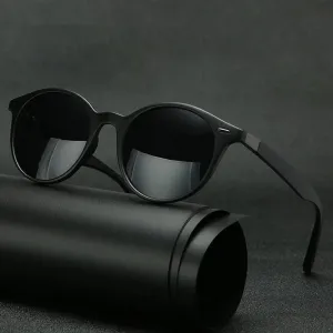 Unisex Retro Rivet Polarized Sunglasses Fashion